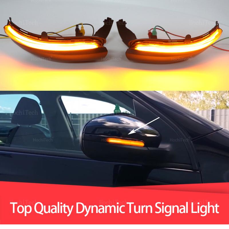 LED Dynamic Side Mirror Turn Signal Light Indicator Blinker Sequential Lamps for VW GOLF 6 MK6 GTI R32 2008-2014