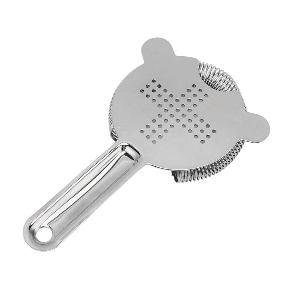 High-Density Spring Bar Strainer Anti Rust Ice Strainer Professional Drink Strainer  Restaurants