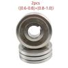 2pcs V-Groove Knurled Groove Mig Welder Wire Feed Drive Roller Roll