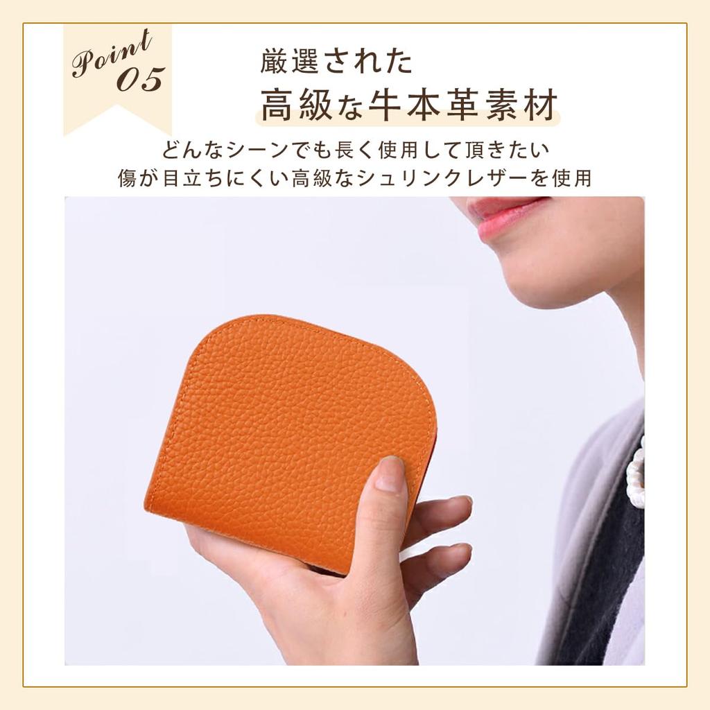 Semo1mus Mini Bifold Geldbörse für Echte Schlanke Mini Ohne Münzfach Karte Geschenk Ultradünn Damen, Kompakt, Leder, Geldbörse, Faltbar, Geldbörse, Fächer,