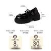 French bow thick sole height increase Mary Jane shoes women's 2025 new summer wear with skirt retro single shoes