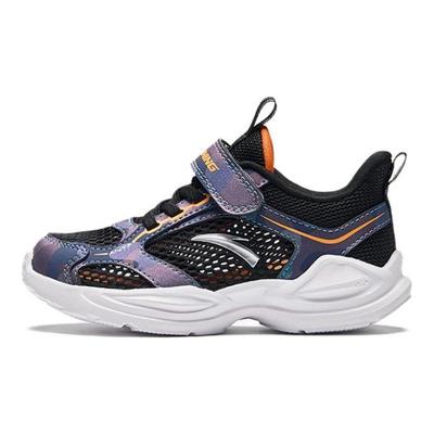 Kids Fabric Non-Slip Breathable Low-Top Running Shoes Kids Sneaker Black Orange A312429919-4