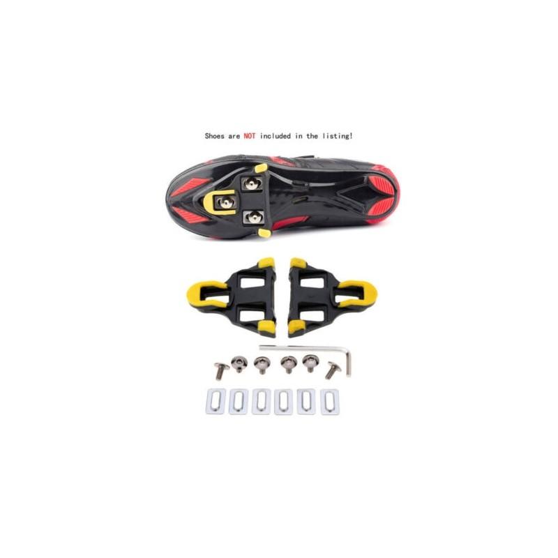 Fahrrad Rennrad Cleat Set mit ABS Material für Radschuhe und Pedalverriegelungssystem