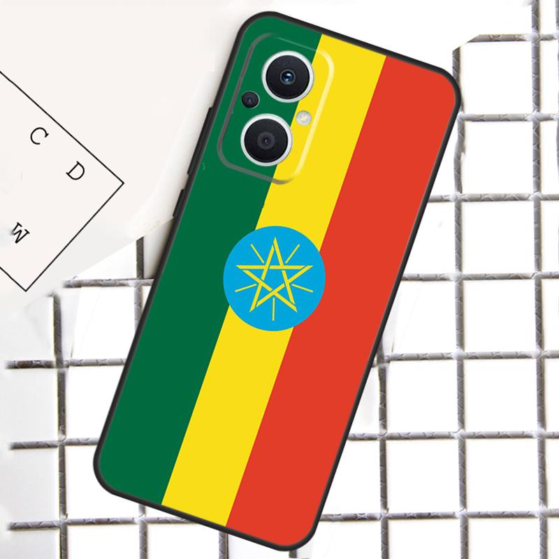 Ethiopia Flag Phone Case For OPPO Reno 13F 13 12 11 14 F 10 Pro 8T 7 8 Lite OPPO Find X6 X5 X8 Pro Cover