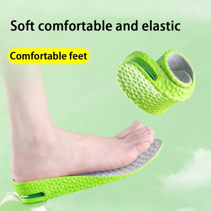 Air Cushion Height Lift Insoles, 3-Level Adjustable Inserts, Shock Absorbing Comfortable Elevator Insoles for Sneakers & Boots