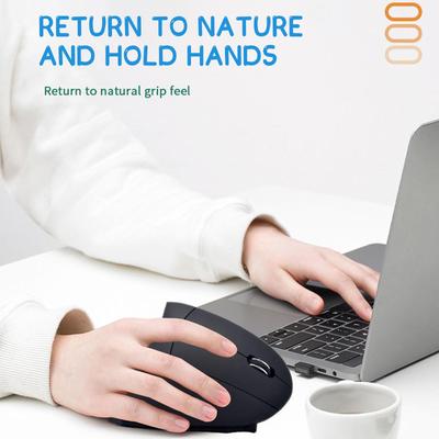 2.4G Vertical Wireless Bluetooth 5.0 Mouse Ergonomic Rechargeable Mause Portable PC Gamer For Computer Laptop Notebook
