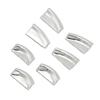 7pcs Window Lift Button Trim Sticker ABS Chrome Silver Replacement for Mercedes Benz A B C E CLA