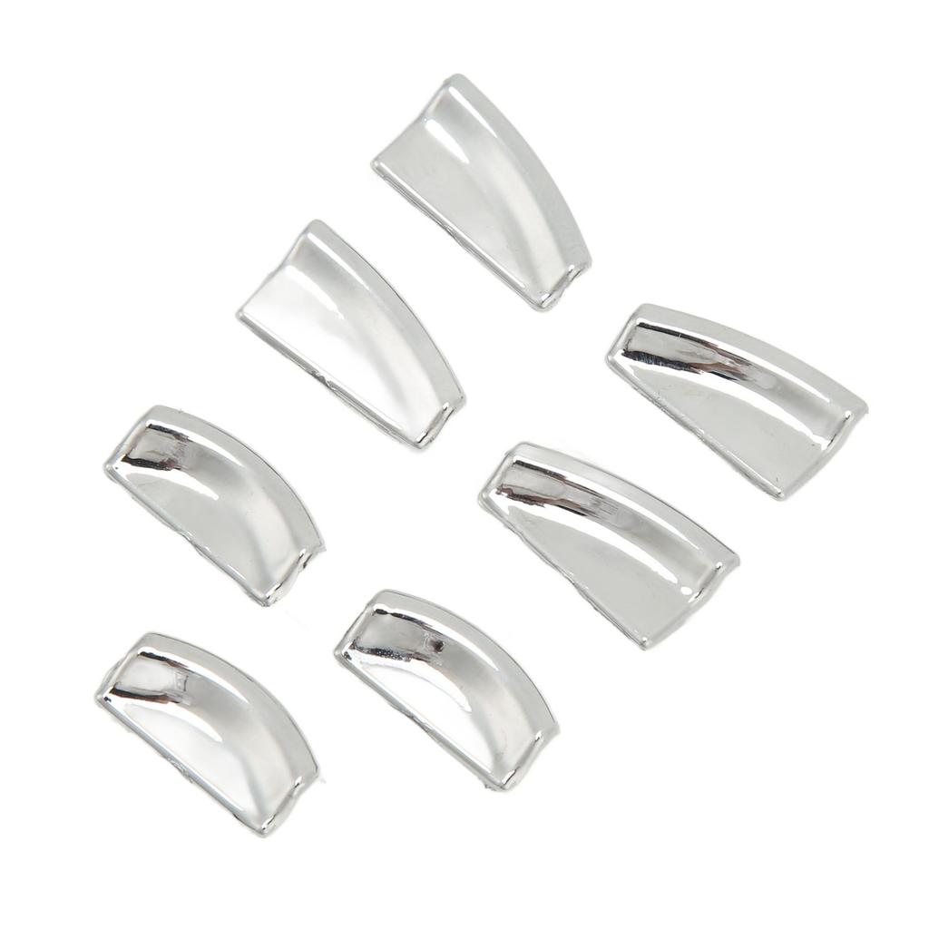 7pcs Window Lift Button Trim Sticker ABS Chrome Silver Replacement for Mercedes Benz A B C E CLA