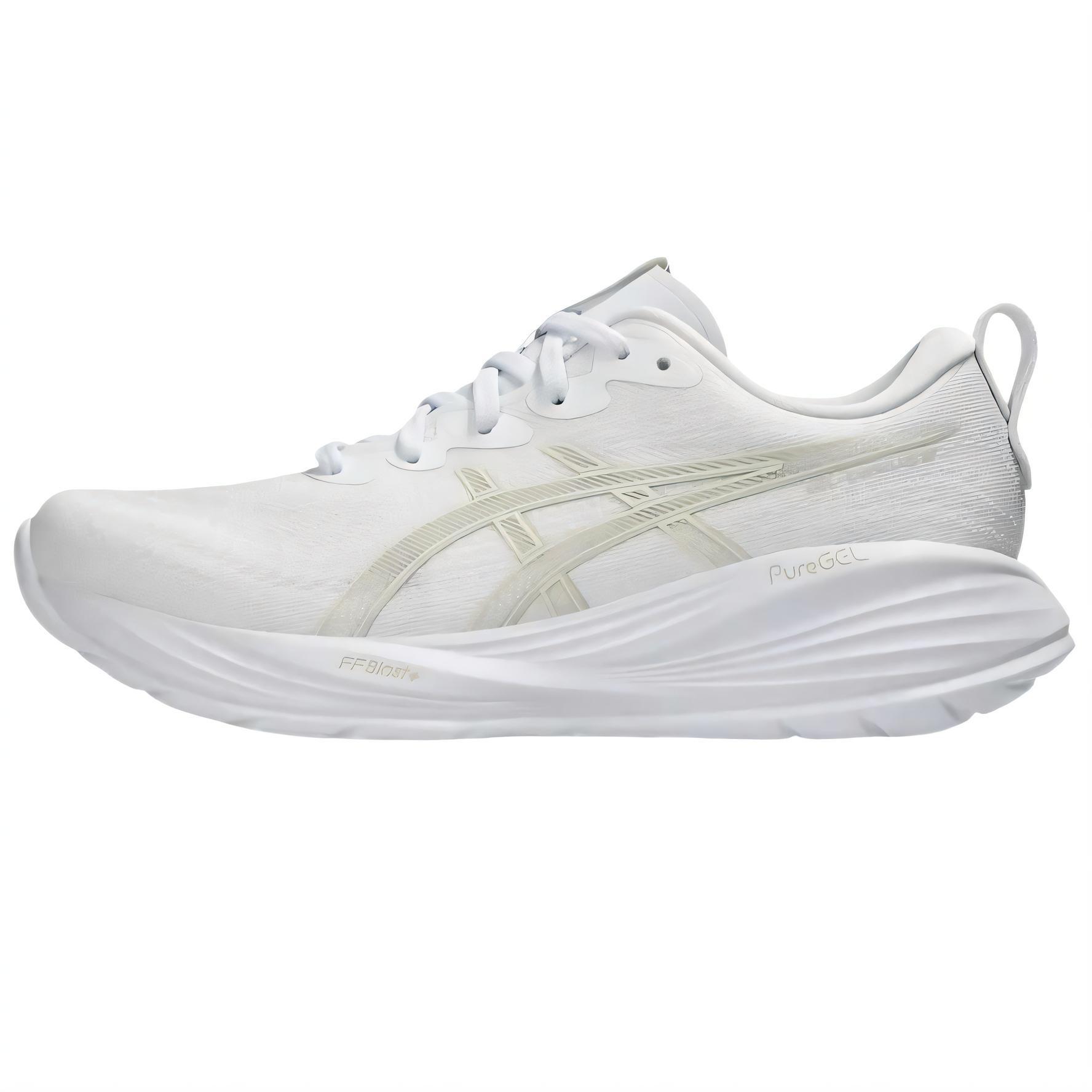(WMNS) ASICS Gel-Cumulus 27 White Lake Grey Women s 1012B772-100 EU 39.5
