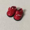 with Stickers Leather Shoes 3.8cm Length Shoes Outfit Accessories  For 15/17cm Doll Decoration