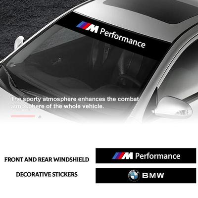 Auto Frontscheibenaufkleber Vorne und Hinten Dekorative Embleme für E30 E34 E36 E39 E46 E53 E60 E70 E71 E85 E87 E90 E91 E92