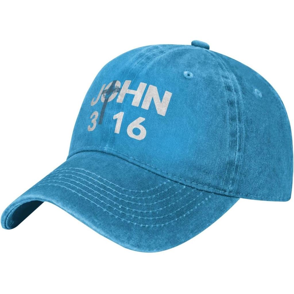 John   Christian Baseball Cap Washed Cotton Low Profile Adjustable Dad Hat Unisex
