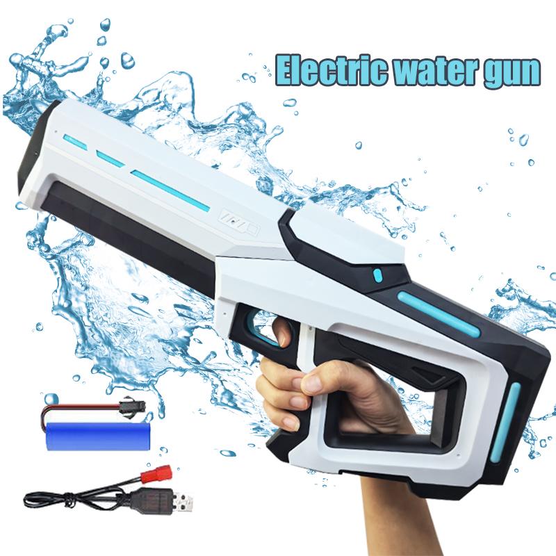 Non-Toxic Electric Water Guns For Adults Powerful Squirt Automatic Water Suction Water Blasters Summer Outdoor Beach Toy For Kids Gift