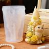 Food Grade Silicone Candle Mould in Realistic Cats and Flower House Designs Easy Demoulding