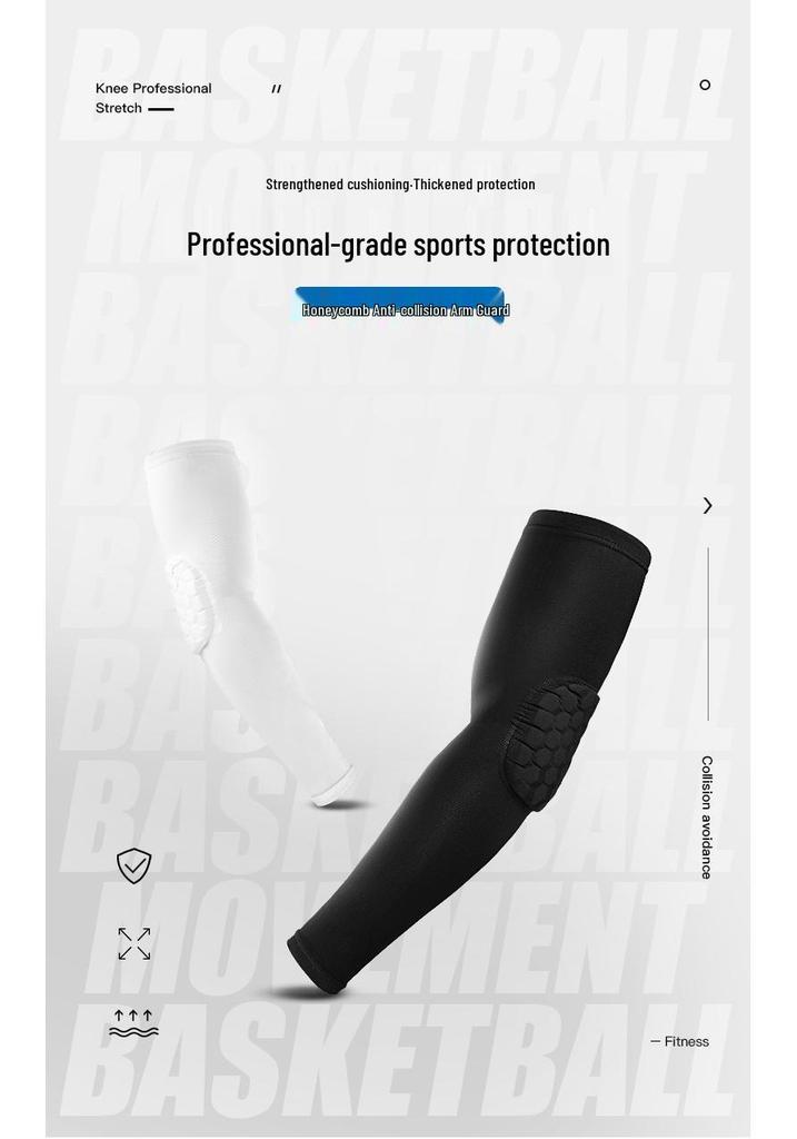Lycra Honeycomb Anti-collision Basketball Elbow Guard Sleeve