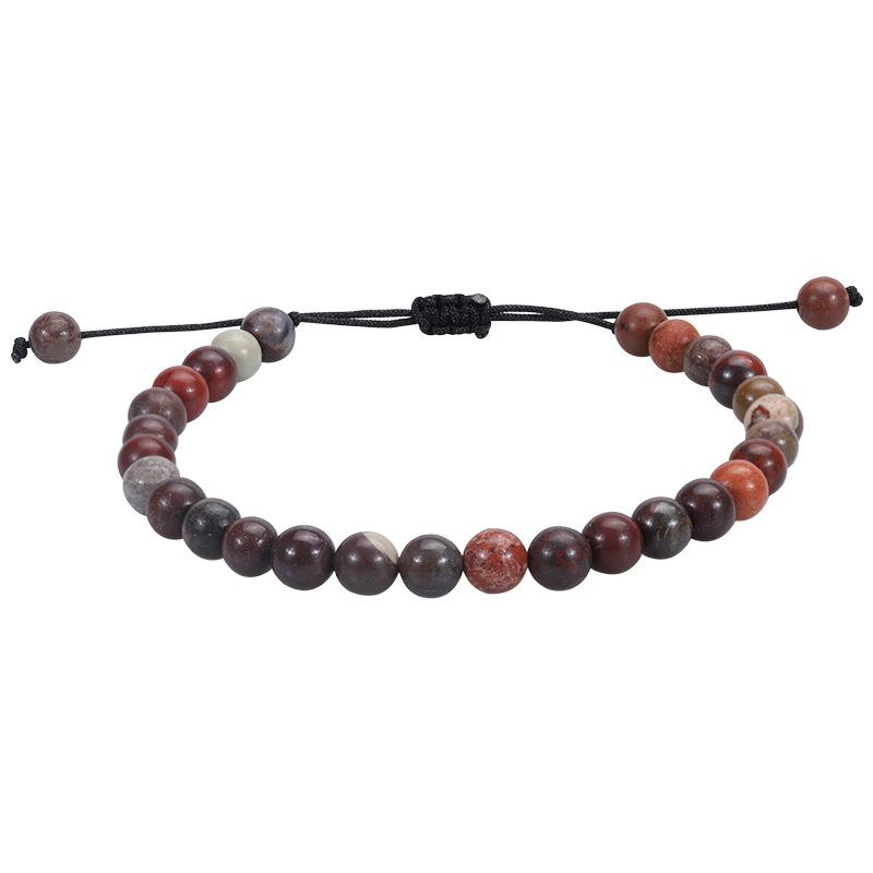 Fashion Natural Stone Tiger Eye Bracelet Lava Rock Bracelet Stress Relief Bracelets Unisex Jewelry Gifts