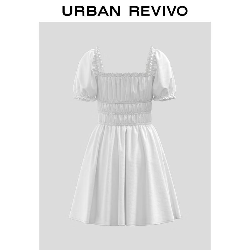 

UR 2025 Summer Bowknot Puff Sleeve Dress M
