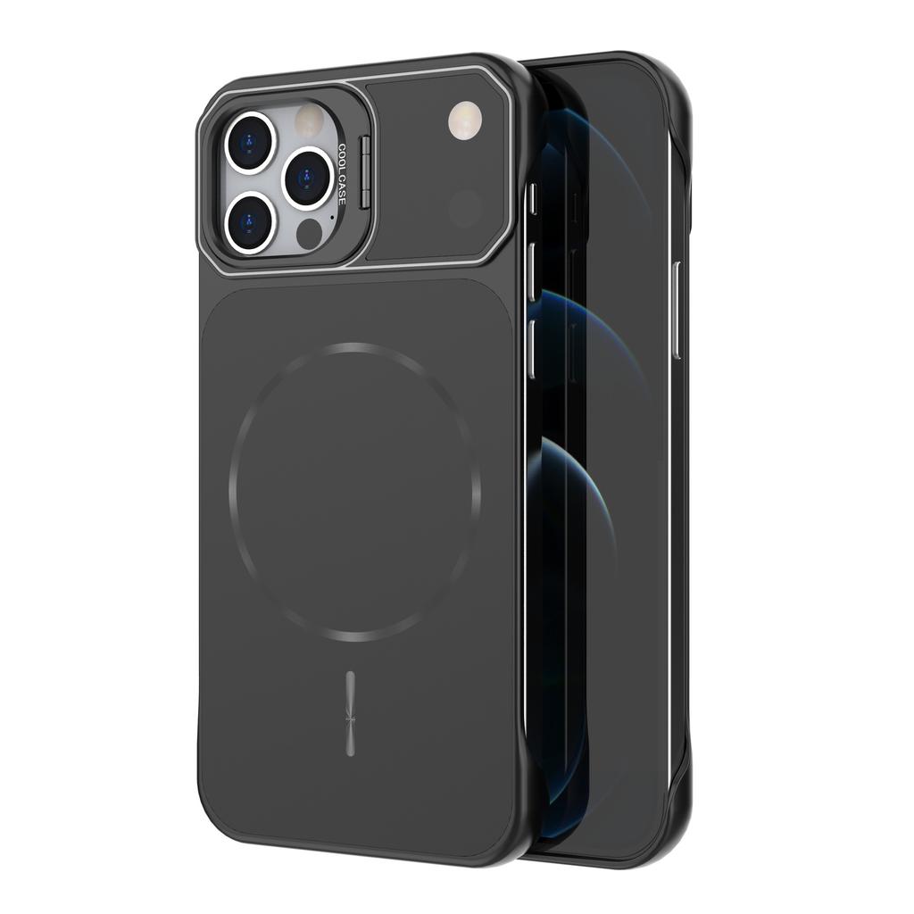 Applicable To Apple iPhone11promax Borderless Magnetic Bracket Mobile Phone Case Apple 11 Magnetic Mobile Phone Case