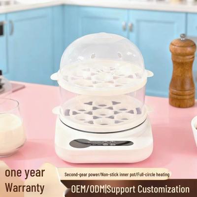 Kompakter elektrischer Eierkocher: Multifunktionaler Dampfgarer, Trockenlaufschutz, Automatische Abschaltung – Perfekt für 1-Personen-Puddings & Kochen.