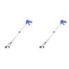 Aluminum Alloy Reacher Grabber Tool Strong Rubber Suction Cups for Indoor/Outdoor/Workplace/Home Waste Leaves Pick Folding Trash