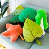 Plush Leaf Pillow For Office Or Home Decor Soft And Comfortable