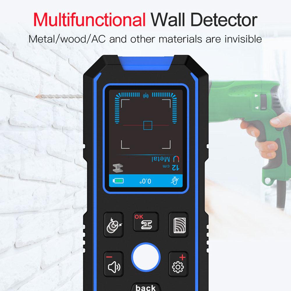 

NF 518 Multifunctional Wall Detector 2.4inch Backlit LCD Color Display 240*320 Resolution AC Metal Wooden Wall разноцветный