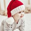 Children Minority Crochet Christmas Parent-child Hat Korean Style Beanie Plush Ball Baby Bonnet
