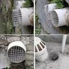 Stainless Steel Roof Floor Drain Round Rooftop Rain Pipe Cap  Drainage Plumbing Fitting