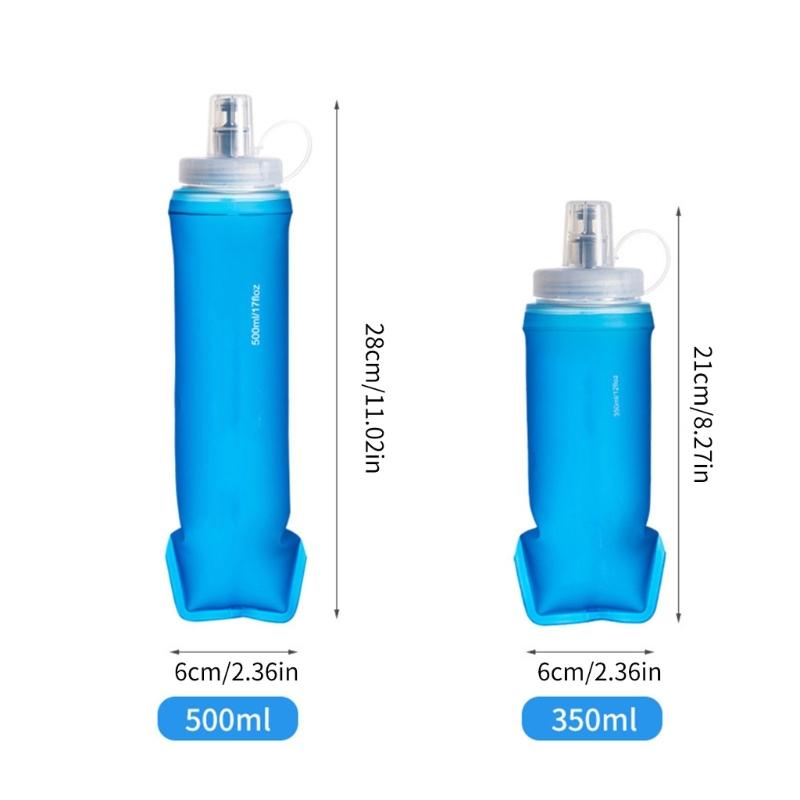 Outdoor Water Hydrations Bottle Soft Flasks Running Light Weight Water Bottle Folding Water Bottle for Outdoor Sport