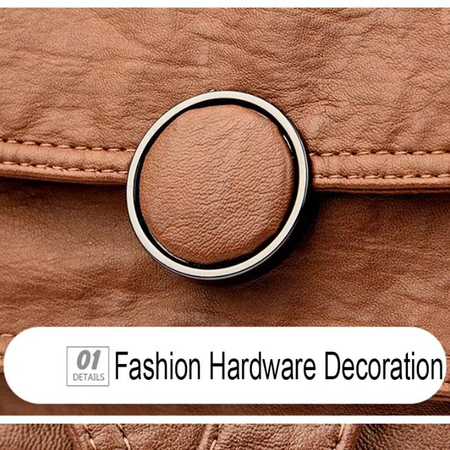 Multiple Pockets Women's Bags Handbag for Women Sac High Quality Soft Leather Bag Luxury Designer Crossbody Shoulder Bags