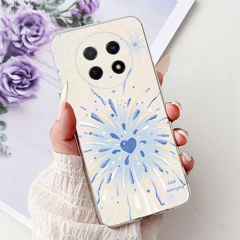 Cute Painting Phone Case For Huawei Nova Y91 Y90 Soft Silicone TPU Back Cover For Huawei NovaY90 NovaY91 Cases Bumpers