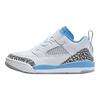 أحذية رياضية للأطفال Air Spizike Low PS UNC بيضاء زرقاء جامعية رمادية ذئبية FQ3951-141