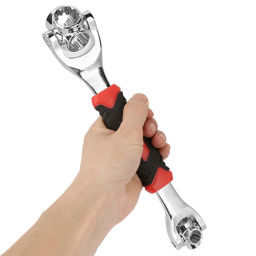 8 In 1 Multifunctional 360 Degree Casing Socket Ratchet Wrench Tool Set