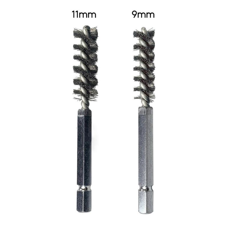 2/4PCS Golf Clubs Head Hosel Brush Golf Club Brush Wire Brush Electric Drill Wire Brush Cleanup Golf Club Epoxy