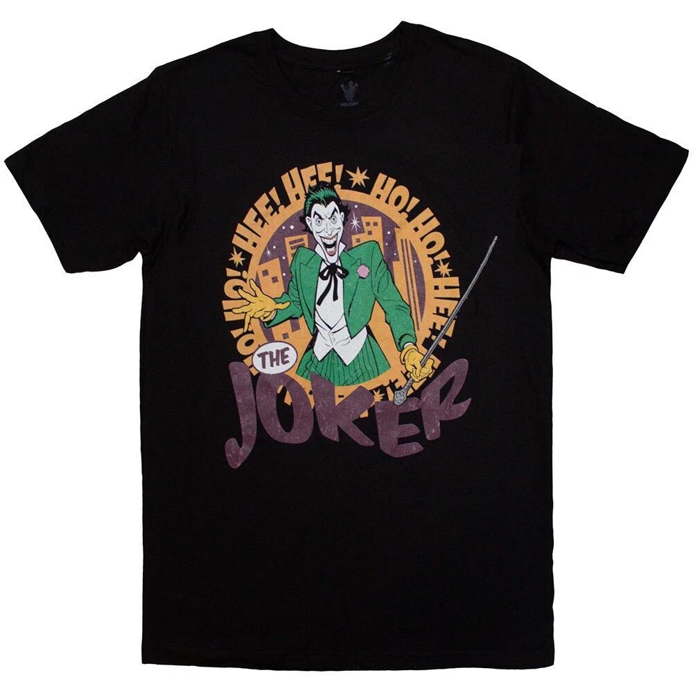 DC Comics Unisex T-Shirt: Hee Hee! Joker (Medium) 4XL