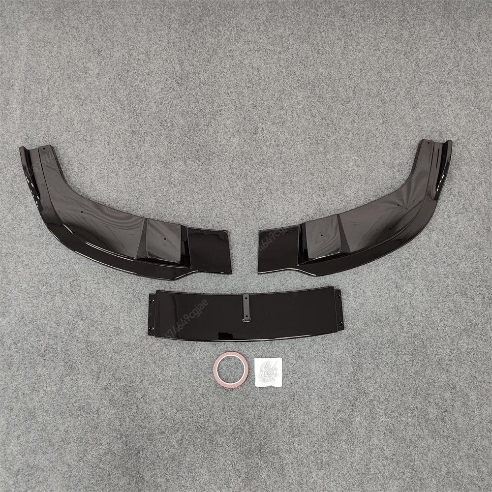 For BMW M-Sport E60 E61 523i 525i 528i 530i 535i 540i 550i 2005-2010 Car Front Bumper Lip Diffuser Splitter Bodykit Tuning Black