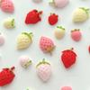 50PCS Sweet Strawberry Nail Charms 3D Resin Cartoon Fruits Nail Rhinestones Decorations Parts DIY Summer Nail Art Accessories