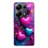 Phone Case - MANIACASE - Xiaomi Redmi Note 13 Pro 4G - Silicone - Flexible - Colorful Hearts