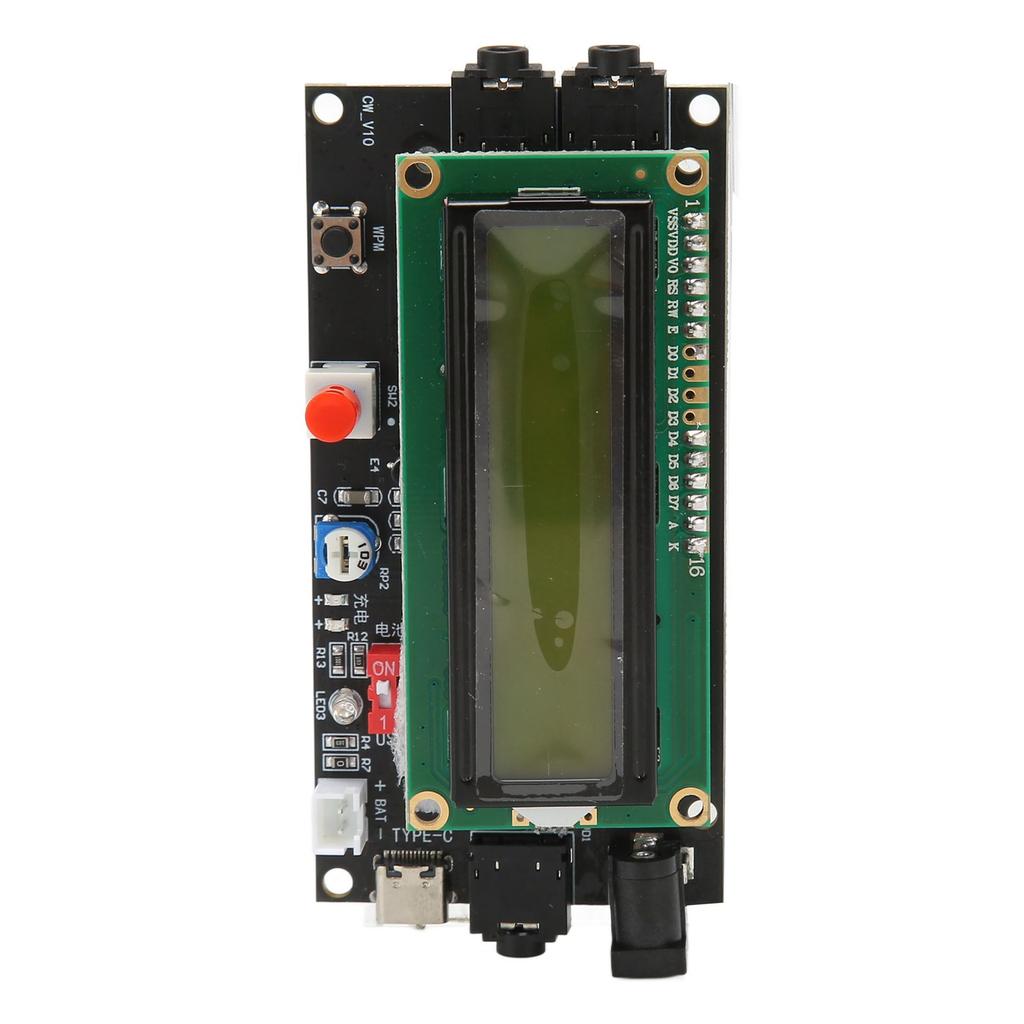 Ham Radio Essential CW Decoder LED Display Morse Code Reader Translator for Outdoor DC7‑12V 500mA