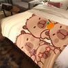 Capybara Companions Blanket Suitable for All Seasons Soft and Comfortable Digital Printing Sheet Nap Blanket