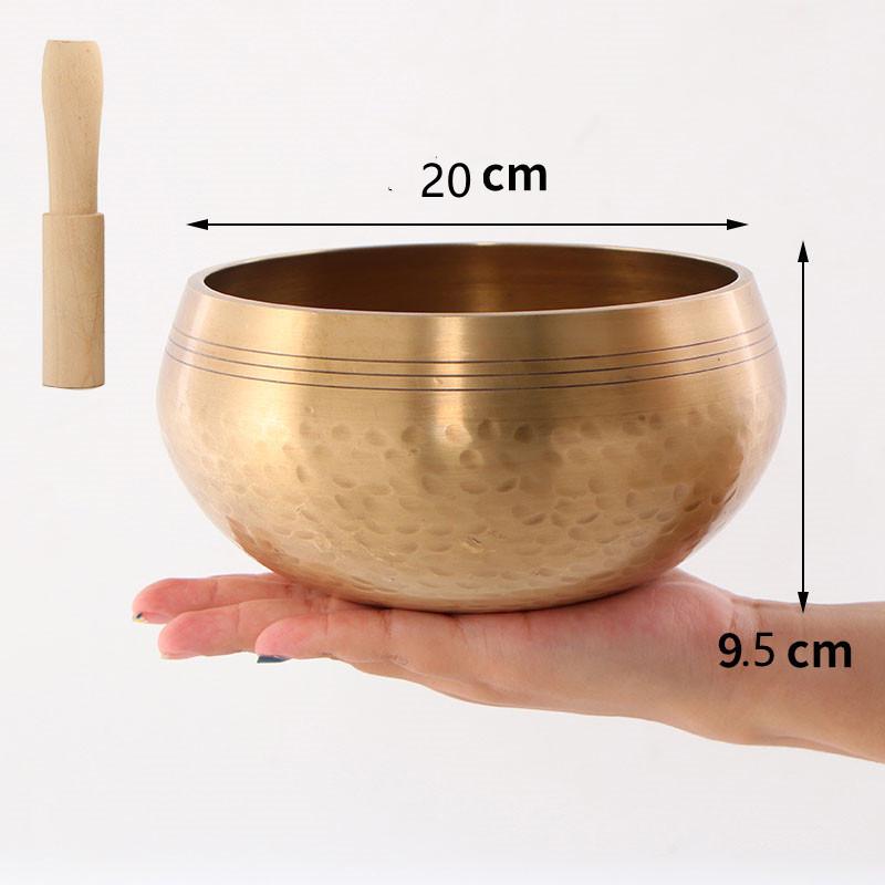 Nepal Buddha Sound Tibetan Singing Bowl - Copper Meditation and Yoga Chime