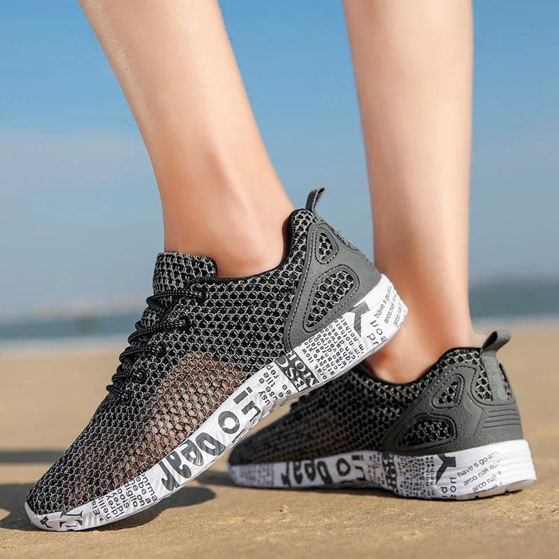 

Мужские дышащие кроссовки для ходьбы и бега, мужские легкие кроссовки, нескользящая повседневная обувь, удобная спортивная обувь для мужчин 39 серый