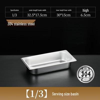 HANDUNYOU 304 Stainless Steel Gastronorm Food Pan