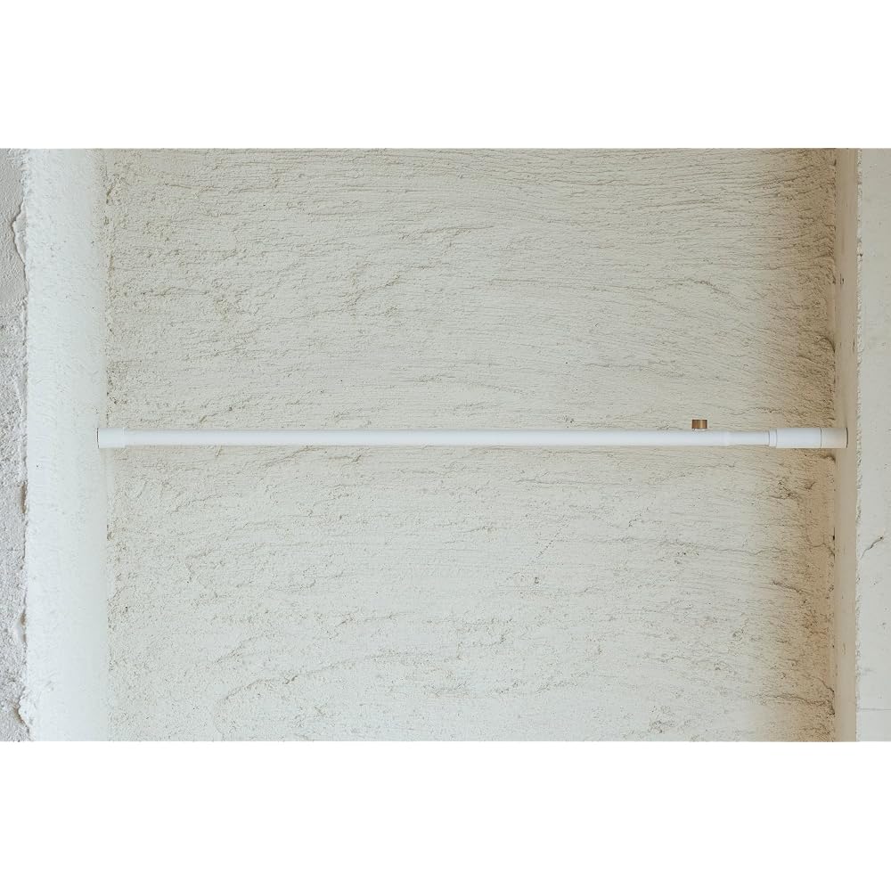 DRAW A LINE 001 Tension Rod A White (Draw-A-Line Tension Rod A White) - Vertical and Horizontal