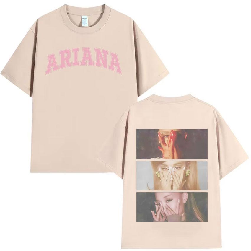 2026 JaroLéto Ariana Grande HipHop Pohodlné Tričko pro Muže Harajuku Styl Streetwear Mladistvá Móda Tričko