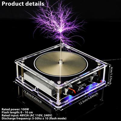 Mini Coil Tesla Music Speaker Plasma Loudspeaker Bluetooth-compatible For Tesla AC110-240V Insulator Withstand Voltage Set