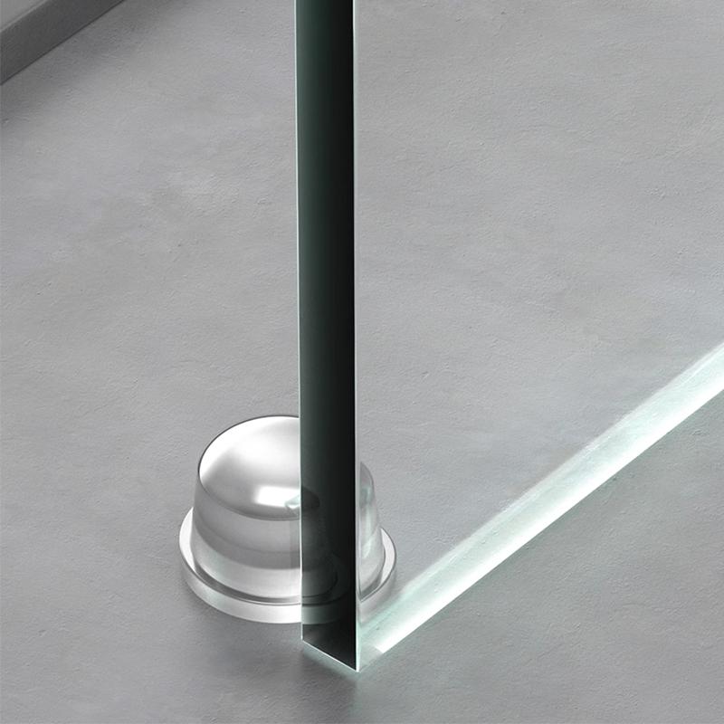 1-8 Stück Transparenter Türstopper Selbstklebender Türhalter Schnapper Bodenmontierter Türstopper zum Schutz von Wand und Möbeln