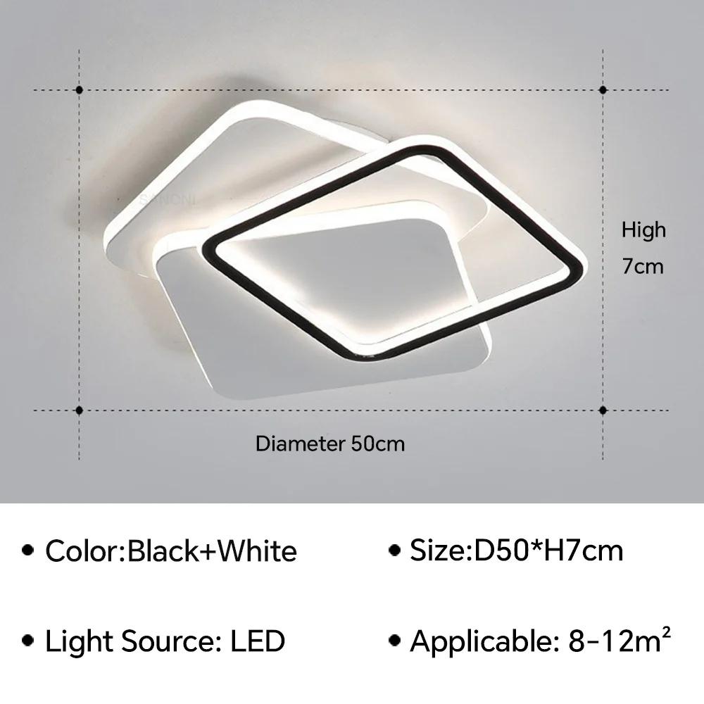 Modern LED Ceiling Chandelier For Living Dining Bedroom Balcony Kitchen Ceiling Lamp Indoor Home Decor Lighting Fixture Luster