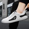 Men Shoes Flat Bottomed Casual Sports Shoes Slip-on Skateboard Board Shoes Walking Travel Leisure Running Sneakers