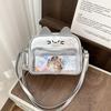 Schoolbagy1k Millennium Hot Girl Pain Bag Student Commuting Cute Mechanical Cat 1011 New Large Capacity College Crossbody Bag